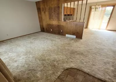 Sculpted Carpet from the 1980s installed in a home in Valley City, ND.